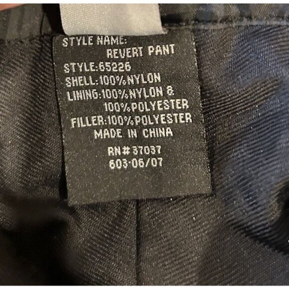 Obermeyer Revert Snow Ski Pants Heavy Black Zip Pockets Insulated Men's Size XL - Picture 10 of 16